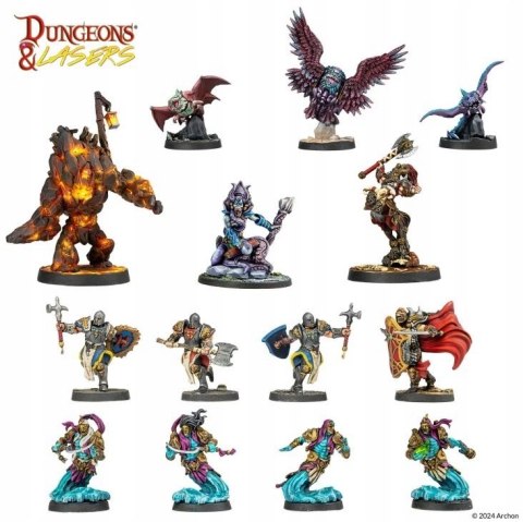 Dungeons and Lasers Deuslair Core Set / RPG / Gry bitewne