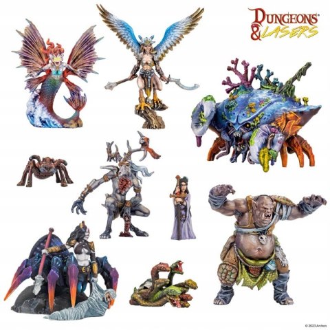 Fantasy Miniatures Set - gry bitewne RPG planszowe