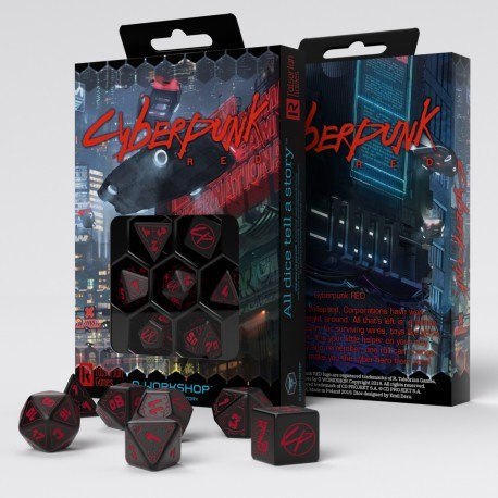 Q-Workshop Kości Cyberpunk Red