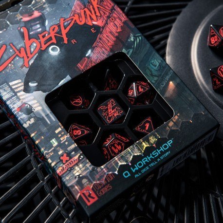 Q-Workshop Kości Cyberpunk Red