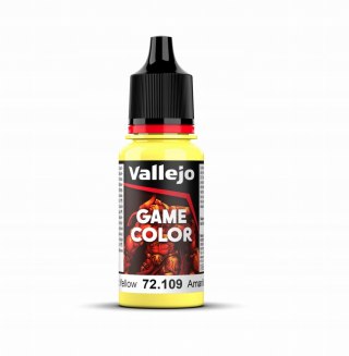 VALLEJO GAME COLOR - 72109 Toxic Yellow 18ml