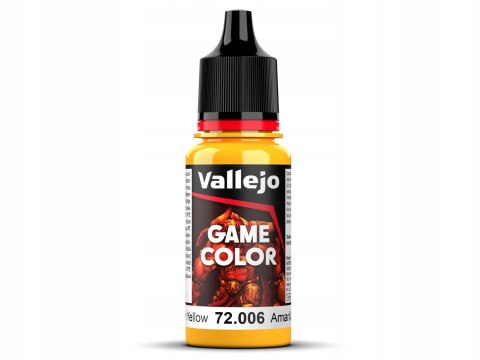 VALLEJO Game Color - 72006 Sun Yellow 18ml