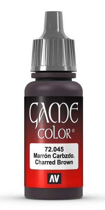 VALLEJO Game Color - 72045 Charred Brown 18ml