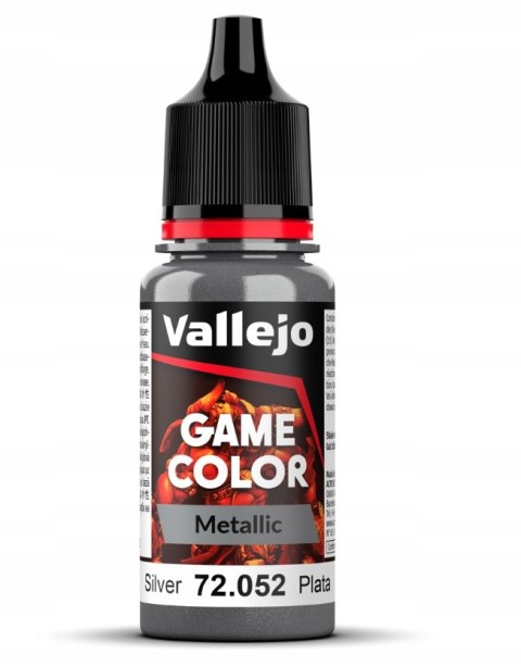VALLEJO Game Color - 72052 Silver 18ml