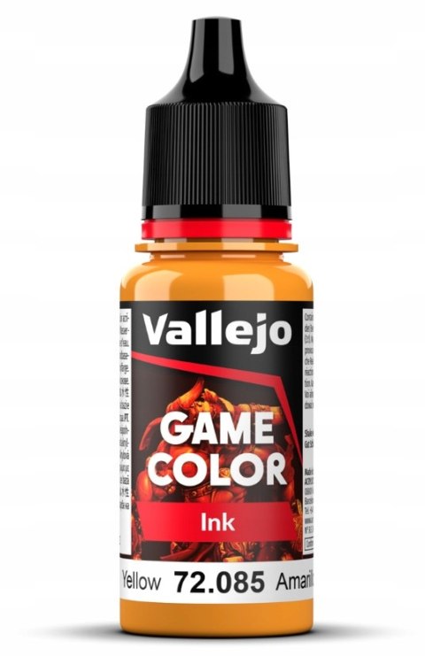 VALLEJO Game Color - 72085 Ink Yellow 18ml
