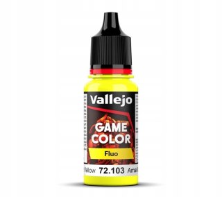 VALLEJO Game Color - 72103 Fluo Fluorescent Yellow 18ml