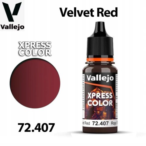 VALLEJO Xpress Color - 72407 Velvet Red 18ml