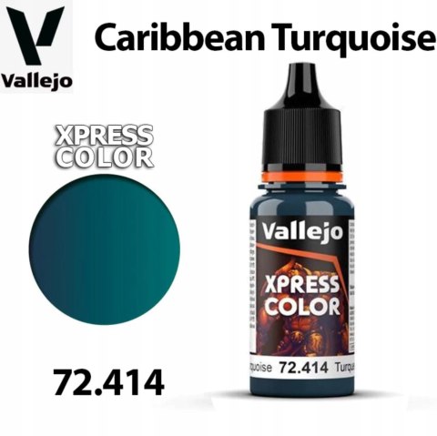 VALLEJO Xpress Color 72414 Caribbean Turquoise 18m