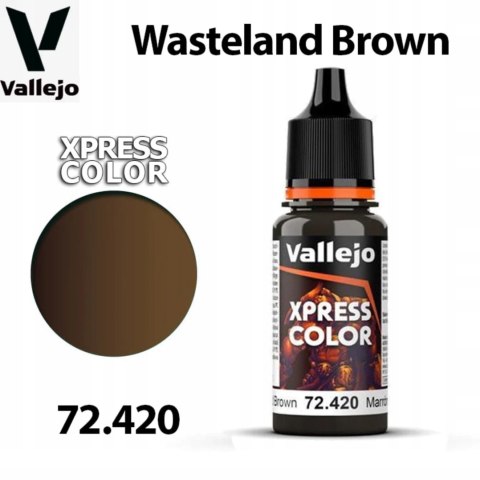 VALLEJO Xpress Color - 72420 Wasteland Brown 18ml