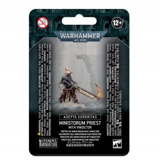 WARHAMMER 40K - ADEPTA SORORITAS MINISTORUM PRIEST WITH VINDICTOR