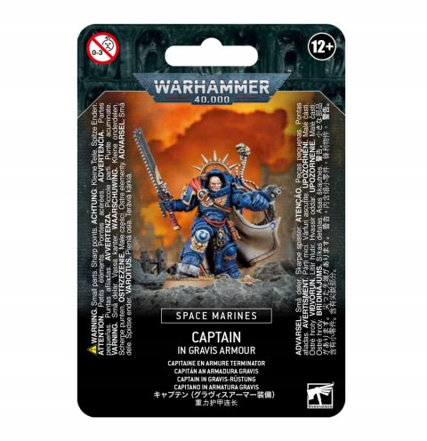 Warhammer 40000 Space Marines Captain in Gravis Armour
