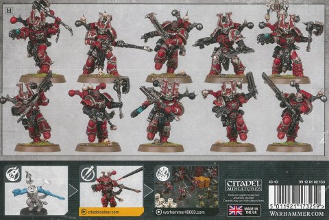 Warhammer 40000 WORLD EATERS: KHORNE BERSERKERS Games Workshop