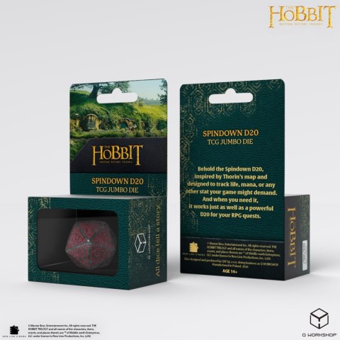 Hobbit Spindown K20 - Kość TCG Jumbo: Lunaris