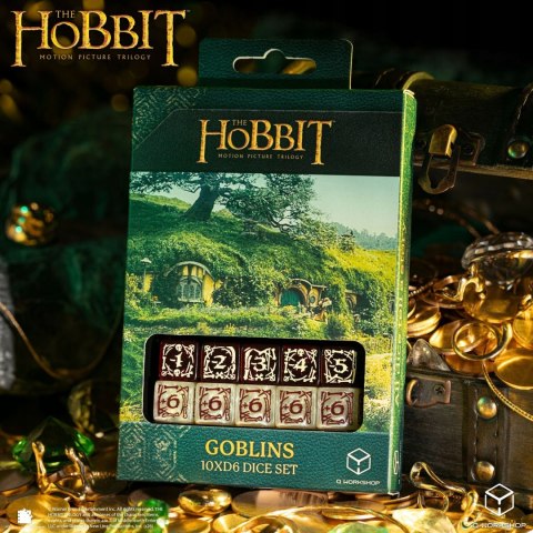 Hobbit Zestaw Kości 10x K6 - Gobliny