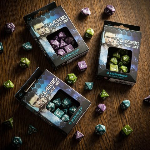 Kości RPG Klasyczne Burzowo-białe