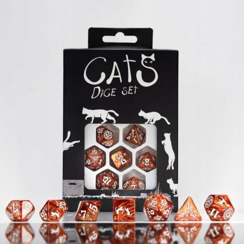 Q Komplet Kości RPG KOCI Muffin karmelowy