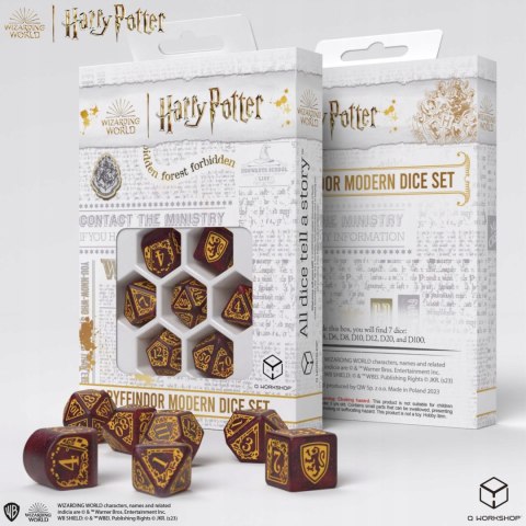 Q-WORKSHOP Zestaw Kości Harry Potter: Gryffindor