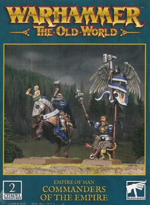 WARHAMMER OLD WORLD - EMPIRE OF MAN COMMANDERS OF THE EMPIRE