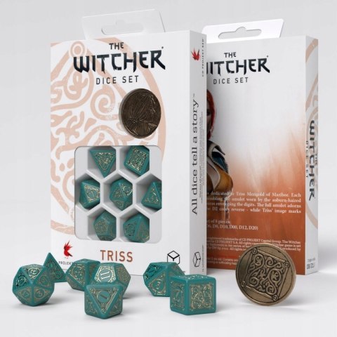 Wiedźmin zestaw kości RPG Triss Uzdrowicielka