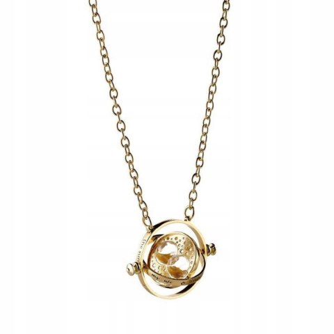 Harry Potter Pendant & Necklace Spinning Time Turner (gold plated)