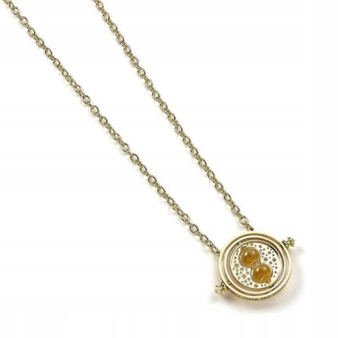 Harry Potter Pendant & Necklace Spinning Time Turner (gold plated)