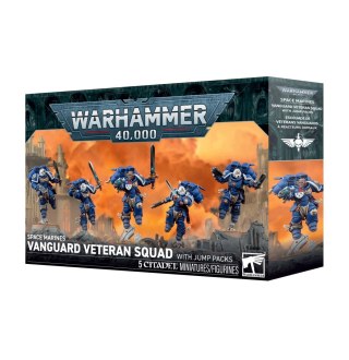 WARHAMMER 40K - SPACE MARINES VANGUARD VETERAN SQUAD WITH JUMP PACKS