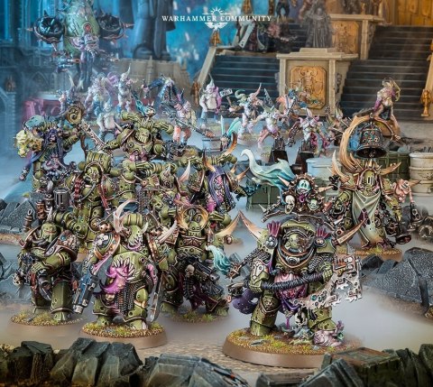 Warhammer 40000 Plague Marine Icon Bearer Games Workshop