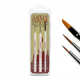 Zestaw pędzli Army Painter Most Wanted Brush Set 3 sztuki
