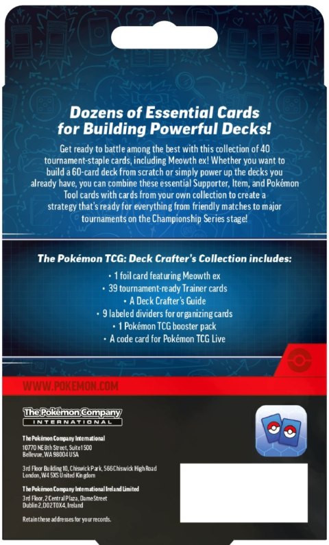 POKÉMON TCG: DECK CRAFTER'S COLLECTION - MEOWTH EX